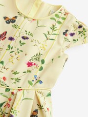 Baker by Ted Baker Yellow Floral Ottoman Dress - Image 9 of 11