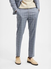 Selected Homme Blue Logan Slim Suit Trousers - Image 4 of 7