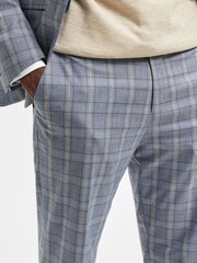 Selected Homme Blue Logan Slim Suit Trousers - Image 5 of 7