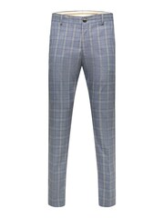 Selected Homme Blue Logan Slim Suit Trousers - Image 6 of 7