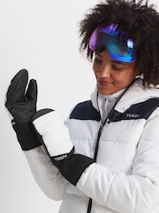 Tog 24 White Escapade Ski Mittens - Image 1 of 3