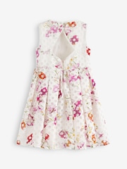 Baker by Ted Baker Kleid mit Ausbrennermuster, Weiß - Bild 7 von 12