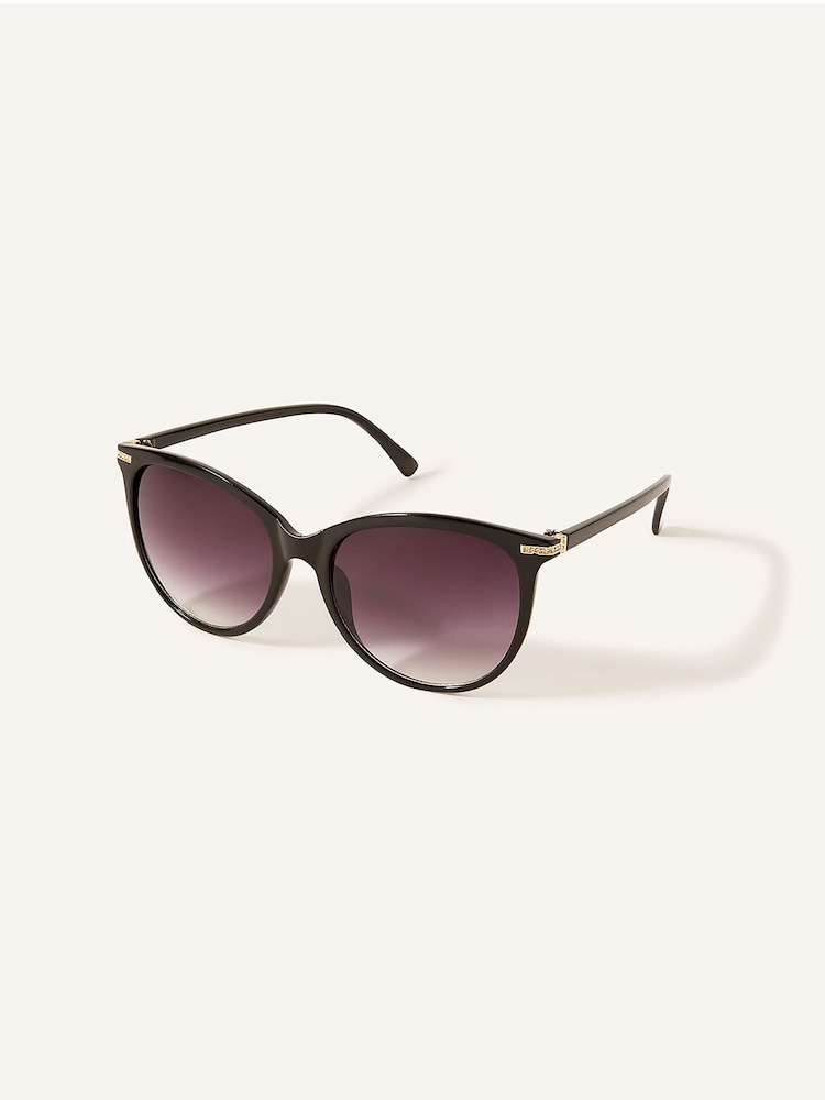 Monsoon Black Diamante Trim Easy Cateye Sunglasses - Image 1 of 2