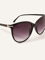 Monsoon Black Diamante Trim Easy Cateye Sunglasses - Image 2 of 2