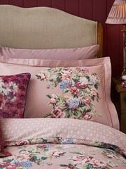 Laura Ashley Set of 2 Mullberry Purple Pembrey 100% Cotton Pillowcase - Image 1 of 5