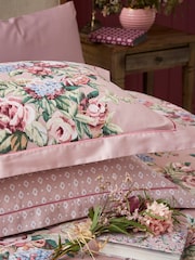 Laura Ashley Set of 2 Mullberry Purple Pembrey 100% Cotton Pillowcase - Image 3 of 5