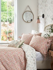 Laura Ashley Set of 2 Pink 200 Thread Count Loveston 100% Cotton Pillowcase - Image 2 of 5