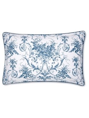 Laura Ashley Midnight Blue Tuileries 100% Cotton Duvet Cover and Pillowcase Set - Image 6 of 7