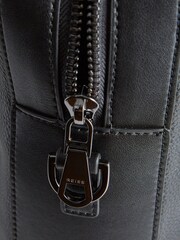 Reiss Black Carter Leather Briefcase - Image 7 of 8