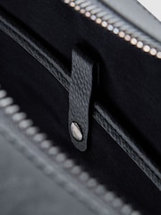 Reiss Black Carter Leather Briefcase - Image 8 of 8