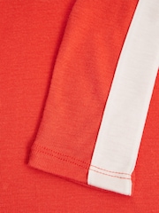 Reiss Coral India Senior Colourblock Jersey Polo Top - Image 6 of 6