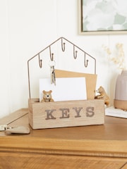 Natural Bertie Bear Key Storage - Image 1 of 4