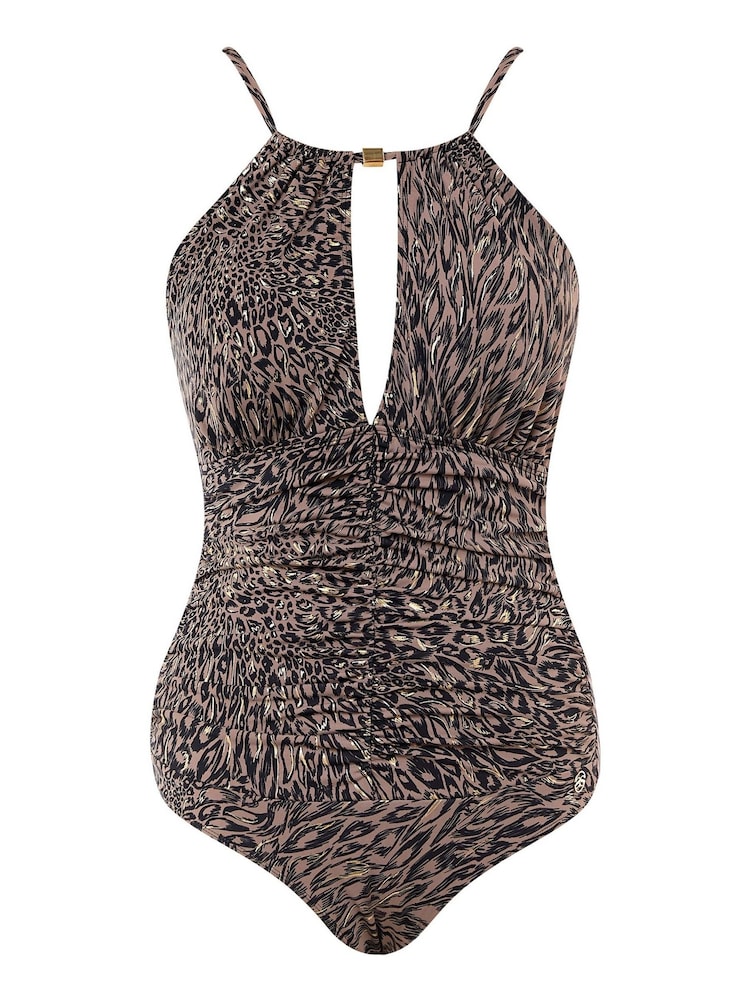 Seaspray Animal Ava High Neck Tummy Control Swimsuit - Image 3 of 3