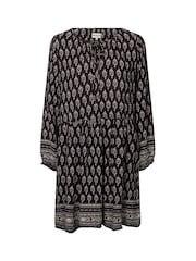 Lollys Laundry Black Printed Tunic Mini Dress - Image 4 of 5