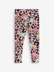Rainbow Animal Print Leggings (3-16yrs) - Image 1 of 2