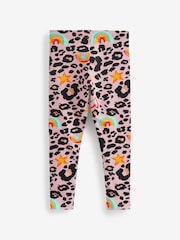 Rainbow Animal Print Leggings (3-16yrs) - Image 2 of 2