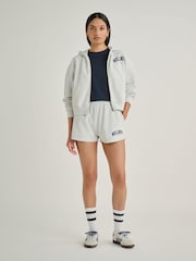 Sporty & Rich Grey Wellness Ivy Disco Shorts - Image 2 of 4