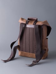 Lakeland Leather Brown Hawksdale Leather Backpack - Image 2 of 8