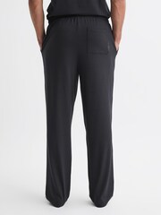 Reiss Charcoal Norfolk Jersey Drawstring Joggers - Image 5 of 5