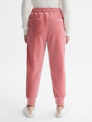 Reiss Pink Kora 9-14 yrs Relaxed Corduroy Drawstring Trousers - Image 5 of 5