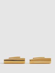 Reiss Gold Blake Bar Cufflinks - Image 1 of 5