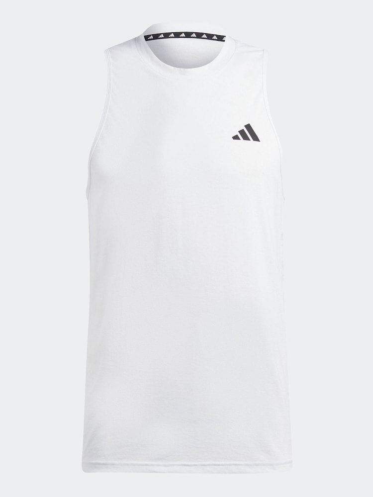 أبيض - adidas Train Essentials Feelready Training Vest - صورة 7 من 7