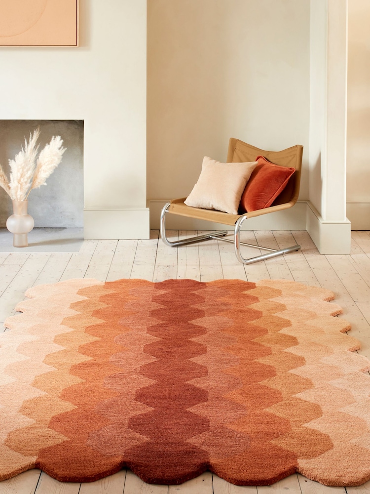 Asiatic Rugs Orange Hive Rug - Image 1 of 4
