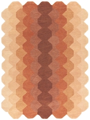 Asiatic Rugs Orange Hive Rug - Image 3 of 4