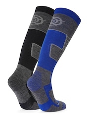 Tog 24 Blue Linz Ski Socks 2 Packs - Image 2 of 2