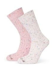 Tog 24 Pink Opora Trek Socks 2 Pack - Image 1 of 2