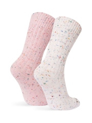 Tog 24 Pink Opora Trek Socks 2 Pack - Image 2 of 2