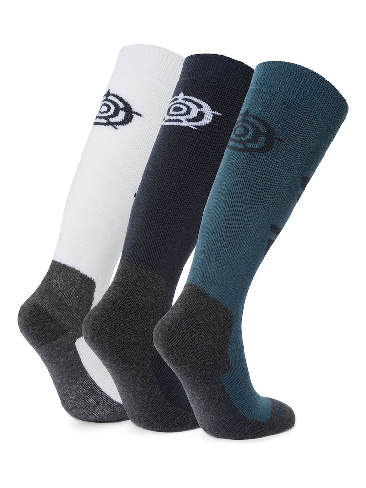 Tog 24 Blue/White Bergenz Ski Socks - Image 2 of 2