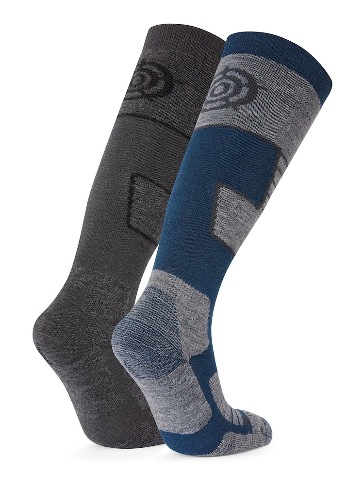Tog 24 Blue Linz Ski Socks 2 Packs - Image 2 of 2