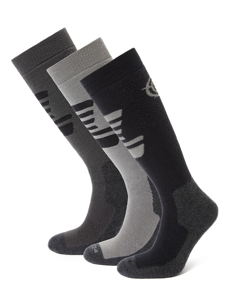 Tog 24 Black Bergenz Ski Socks 3 Pack - Image 1 of 2
