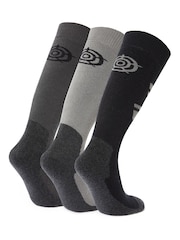 Tog 24 Black Bergenz Ski Socks 3 Pack - Image 2 of 2