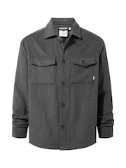 Tog 24 Grey/Dark Indigo Blue Check Foxton Shacket - Image 9 of 9