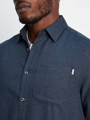 Tog 24 Blue Marl Markham Flannel Shirt - Image 6 of 8