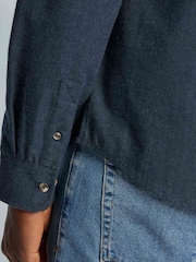 Tog 24 Blue Marl Markham Flannel Shirt - Image 7 of 8