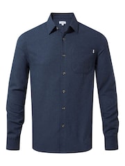 Tog 24 Blue Marl Markham Flannel Shirt - Image 8 of 8