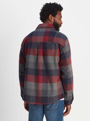 Tog 24 Dark Indigo Blue Check Foxton Shacket - Image 3 of 10