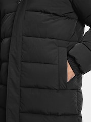 Tog 24 Black Langrick Long Padded Coat Jacket - Image 11 of 12