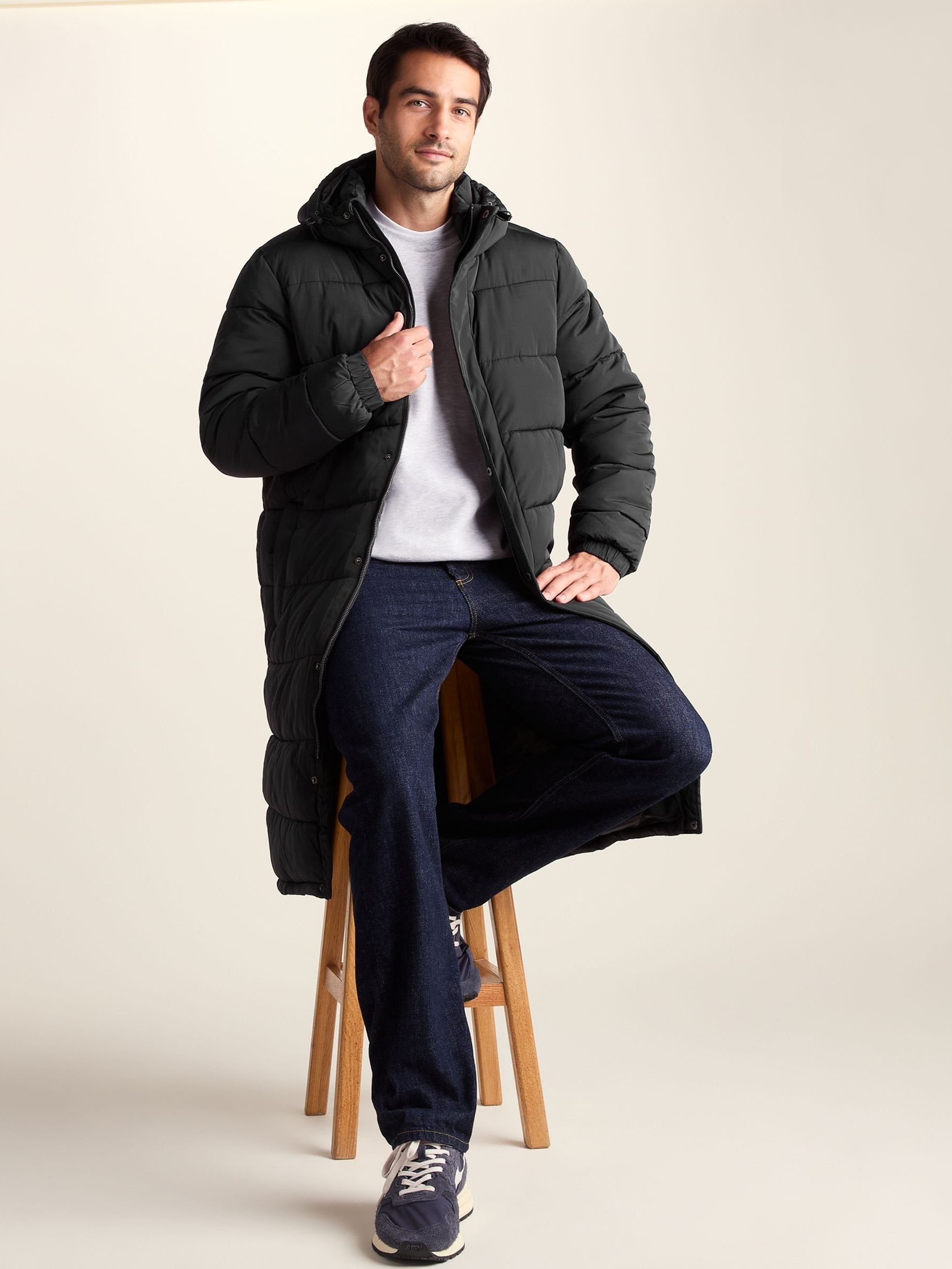 Buy Tog 24 Black Langrick Long Insulated Jacket from Next USA