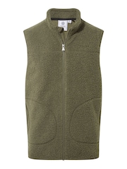Tog 24 Green Mackay Sherpa Fleece Gilet - Image 8 of 8