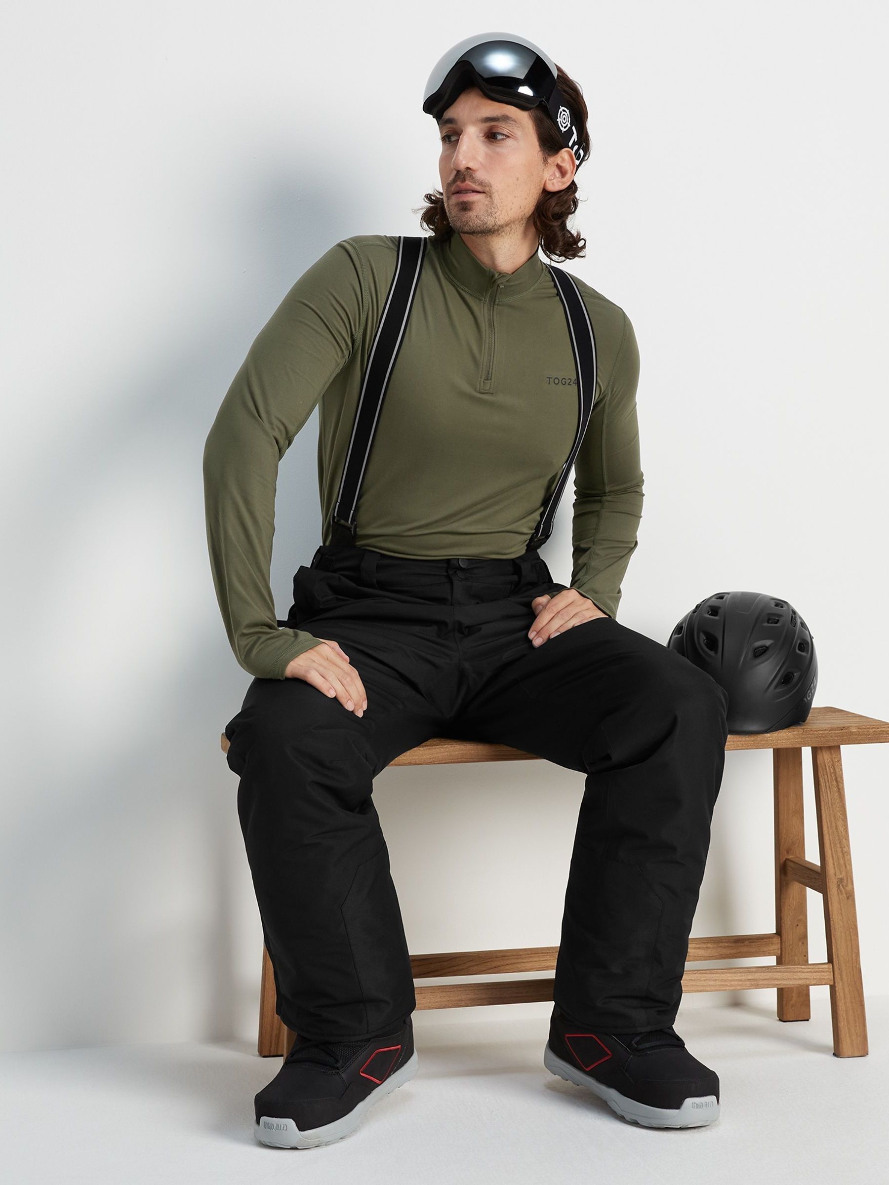 Buy Tog 24 Black Falcon Salopettes Trousers from Next Romania