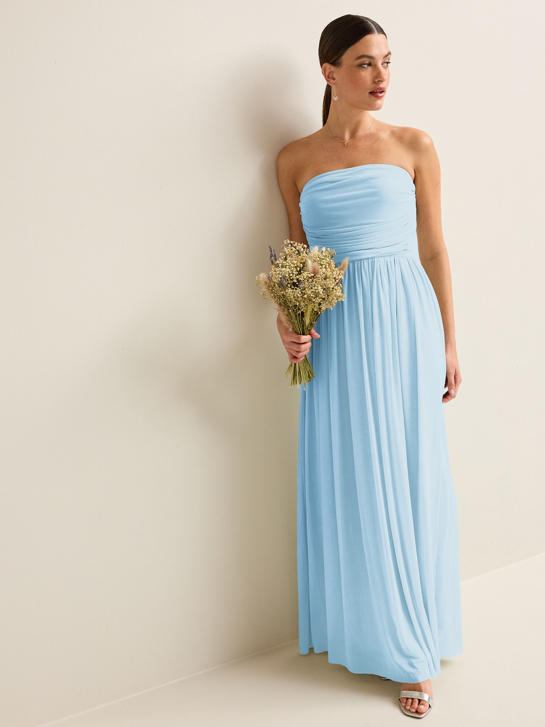 Light blue bridesmaid dresses uk store