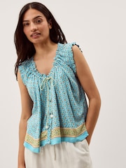 Monsoon Millie Sleeveless Blouse - תמונה 4 מתוך 6