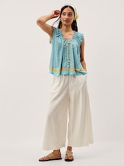 Monsoon Millie Sleeveless Blouse - תמונה 5 מתוך 6