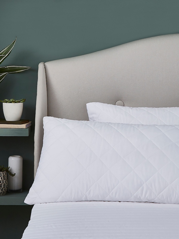 Silentnight 2 Pack AntiAllergy Anti Bacterial Pillow Protectors - Image 1 of 5