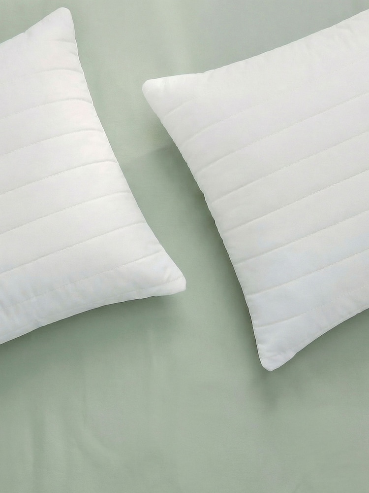 Silentnight 2 Pack Anti Allergy Bacterial Hypoallergenic Pillow Protectors - Image 4 of 4