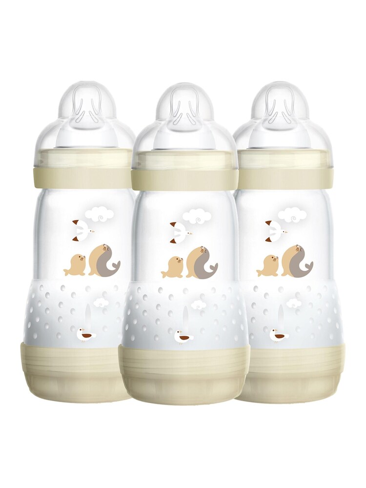 MAM 3 Pack Anti-Colic 260ml Bottles - Image 1 of 3 MAM 3 Pack Anti-Colic 260ml Bottles - Image 1 of 3